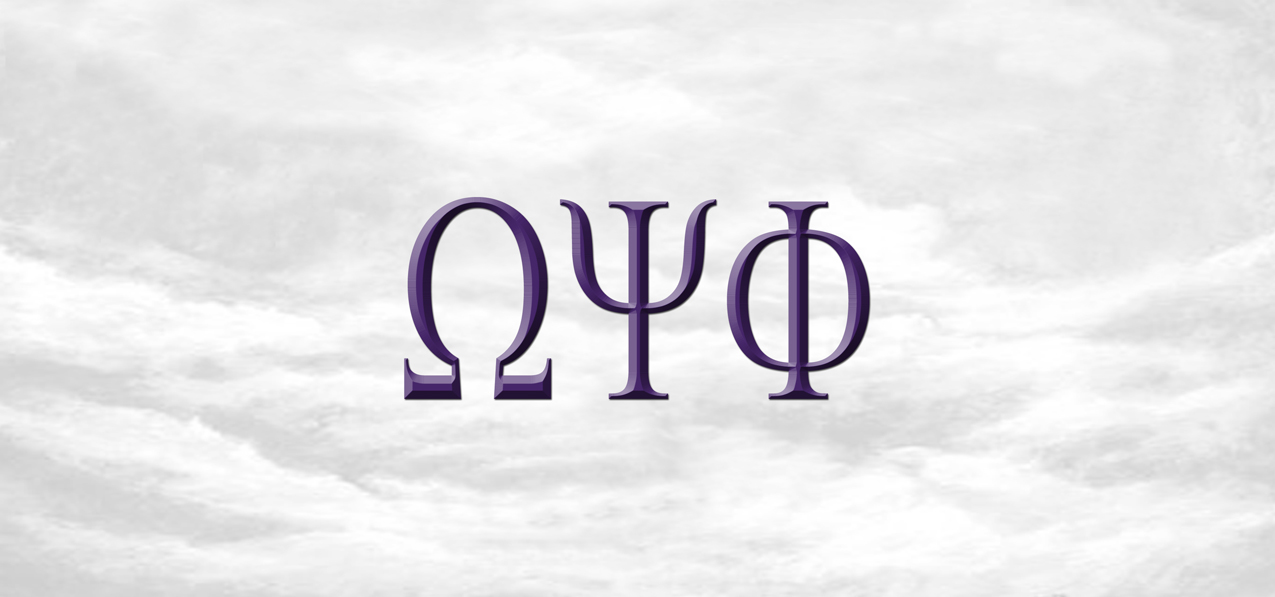 P 378 WT Omega Psi Phi White Clouds